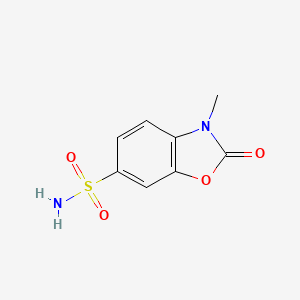 3-Methyl-2-oxo-2,3-dihydro-1,3-benzoxazole-6-sulfonamide