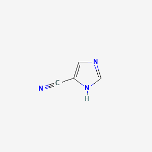 molecular formula C4H3N3 B1296712 1H-咪唑-4-碳腈 CAS No. 57090-88-7
