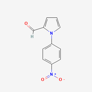 molecular formula C11H8N2O3 B1296715 1-(4-Nitrophenyl)-1H-pyrrole-2-carbaldehyde CAS No. 30186-41-5