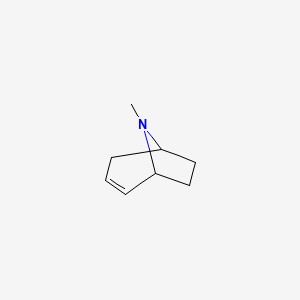 molecular formula C8H13N B1296717 8-Methyl-8-azabicyclo[3.2.1]oct-3-ene CAS No. 529-18-0