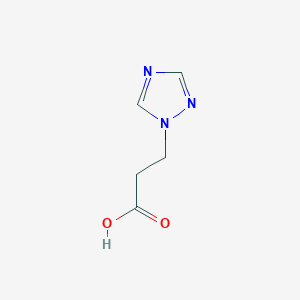 molecular formula C5H7N3O2 B1296721 3-(1H-1,2,4-三唑-1-基)丙酸 CAS No. 76686-84-5