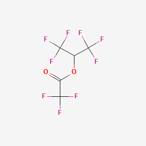molecular formula C5HF9O2 B1296722 Hexafluoroisopropyl trifluoroacetate CAS No. 42031-15-2