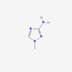molecular formula C3H6N4 B1296724 1-Methyl-1H-1,2,4-triazol-3-amine CAS No. 49607-51-4