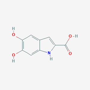 molecular formula C9H7NO4 B129673 5,6-二羟基-1H-吲哚-2-羧酸 CAS No. 4790-08-3