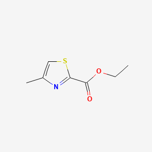 molecular formula C7H9NO2S B1296731 Ethyl 4-methylthiazole-2-carboxylate CAS No. 7210-73-3