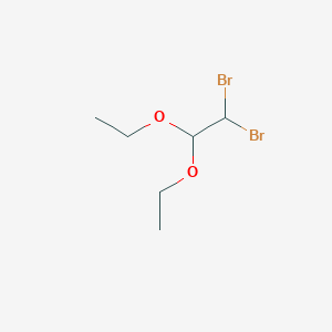 molecular formula C6H12Br2O2 B1296737 1,1-Dibromo-2,2-diethoxyethane CAS No. 761-17-1
