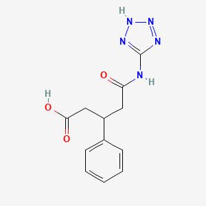 3-Phenyl-4-(1H-tetrazol-5-ylcarbamoyl)-butyric acid