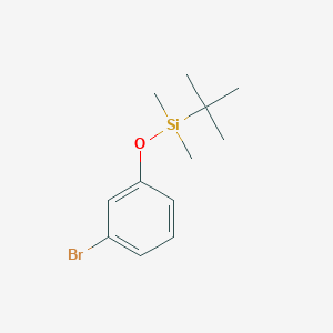 molecular formula C12H19BrOSi B129674 (3-Bromophenoxy)(tert-butyl)dimethylsilane CAS No. 65423-56-5
