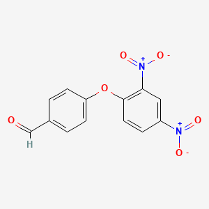 molecular formula C13H8N2O6 B1296741 4-(2,4-Dinitrophenoxy)benzaldehyde CAS No. 794-65-0