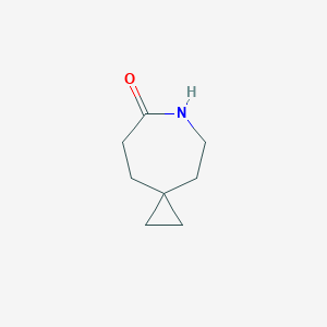 molecular formula C8H13NO B12967528 6-Azaspiro[2.6]nonan-7-one 
