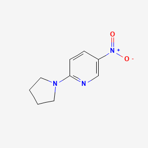 molecular formula C9H11N3O2 B1296758 5-硝基-2-(1-吡咯烷基)吡啶 CAS No. 26820-63-3