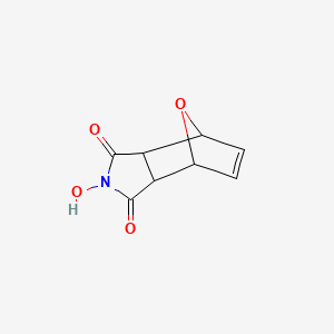 molecular formula C8H7NO4 B1296759 2-Hydroxy-3a,4,7,7a-tetrahydro-1H-4,7-epoxyisoindole-1,3(2H)-dione CAS No. 55029-20-4