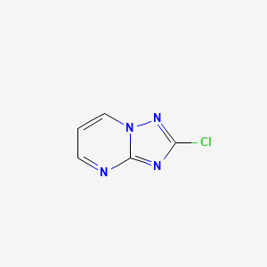 molecular formula C5H3ClN4 B12967591 2-Chloro-[1,2,4]triazolo[1,5-a]pyrimidine 