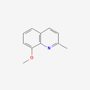 molecular formula C11H11NO B1296761 8-Methoxy-2-methylquinoline CAS No. 3033-80-5