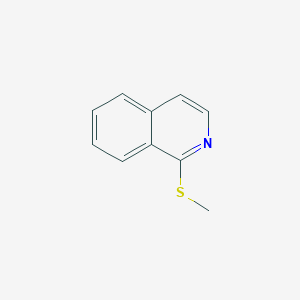 molecular formula C10H9NS B1296762 1-Methylsulfanylisoquinoline CAS No. 42088-41-5