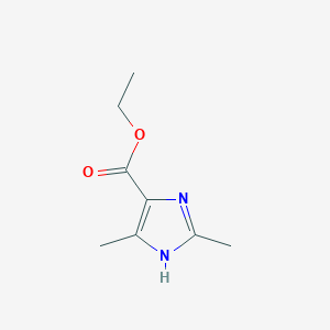 molecular formula C8H12N2O2 B1296766 Ethyl 2,4-dimethyl-1H-imidazole-5-carboxylate CAS No. 500890-03-9