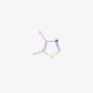 molecular formula C4H4INS B12967669 4-Iodo-5-methylthiazole CAS No. 1401963-24-3