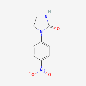 molecular formula C9H9N3O3 B1296770 1-(4-Nitrophenyl)imidazolidin-2-one CAS No. 89518-83-2