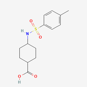 molecular formula C14H19NO4S B1296771 4-(Toluene-4-sulfonylamino)-cyclohexanecarboxylic acid CAS No. 87640-25-3