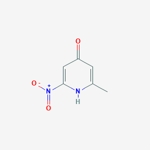 molecular formula C6H6N2O3 B12967744 2-methyl-6-nitro-1H-pyridin-4-one 
