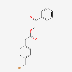 2-Oxo-2-phenylethyl 2-(4-(bromomethyl)phenyl)acetate