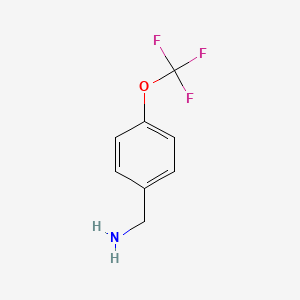 molecular formula C8H8F3NO B1296781 4-(Trifluoromethoxy)benzylamine CAS No. 93919-56-3
