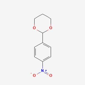 molecular formula C10H11NO4 B1296782 2-(4-Nitrophenyl)-1,3-dioxane CAS No. 833-64-7