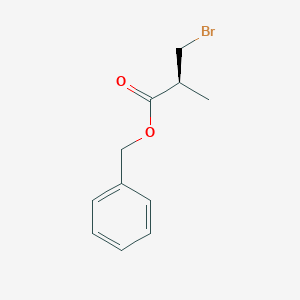 molecular formula C11H13BrO2 B12967876 Benzyl (S)-3-bromo-2-methylpropanoate 