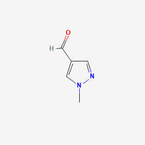 molecular formula C5H6N2O B1296789 1-Methyl-1H-pyrazole-4-carbaldehyde CAS No. 25016-11-9