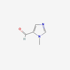 molecular formula C5H6N2O B1296801 1-Methyl-1H-imidazole-5-carbaldehyde CAS No. 39021-62-0