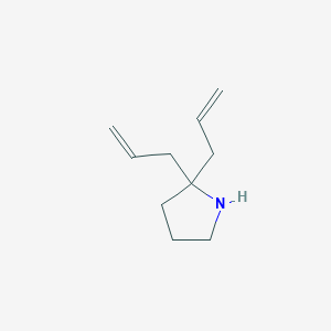 molecular formula C10H17N B1296802 2,2-Diallylpyrrolidine CAS No. 40162-97-8