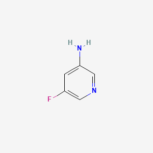 molecular formula C5H5FN2 B1296810 3-Amino-5-fluoropyridine CAS No. 210169-05-4