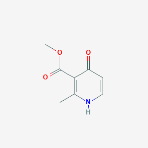 molecular formula C8H9NO3 B12968119 Methyl 4-hydroxy-2-methylnicotinate 