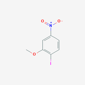 molecular formula C7H6INO3 B1296816 2-碘-5-硝基苯甲醚 CAS No. 5458-84-4