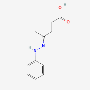 4-(Phenylhydrazinylidene)pentanoic acid