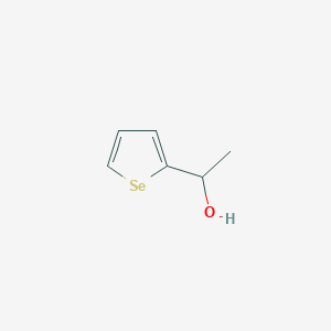 molecular formula C6H8OSe B12968176 1-(Selenophen-2-yl)ethanol 
