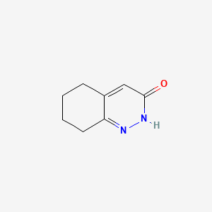 molecular formula C8H10N2O B1296821 5,6,7,8-Tetrahydrocinnolin-3(2H)-one CAS No. 5468-36-0