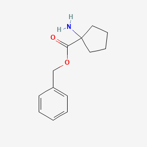 molecular formula C13H17NO2 B1296823 Benzyl 1-aminocyclopentane-1-carboxylate CAS No. 5471-59-0