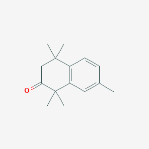 molecular formula C15H20O B1296829 1,1,4,4,7-Pentamethyl-3,4-dihydronaphthalen-2(1h)-one CAS No. 29020-85-7