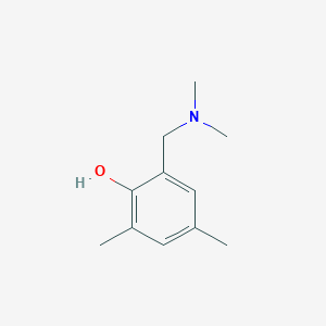 molecular formula C11H17NO B1296830 2-[(Dimethylamino)methyl]-4,6-dimethylphenol CAS No. 52777-93-2