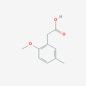 molecular formula C10H12O3 B1296839 2-Methoxy-5-methylphenylacetic acid CAS No. 58506-24-4