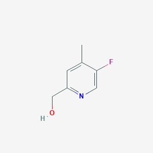 molecular formula C7H8FNO B12968469 (5-Fluoro-4-methylpyridin-2-yl)methanol 