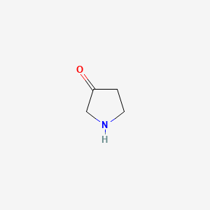 molecular formula C4H7NO B1296849 3-Pyrrolidinone CAS No. 96-42-4
