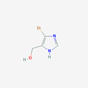 molecular formula C4H5BrN2O B12968493 (5-bromo-1H-imidazol-4-yl)methanol CAS No. 586965-42-6