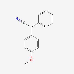 molecular formula C15H13NO B1296853 (4-Methoxyphenyl)(phenyl)acetonitrile CAS No. 4578-79-4