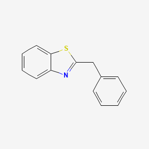 molecular formula C14H11NS B1296856 2-Benzyl-1,3-benzothiazole CAS No. 6265-94-7