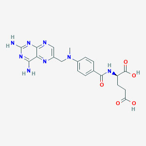 molecular formula C20H22N8O5 B129686 D-氨甲蝶呤 CAS No. 51865-79-3