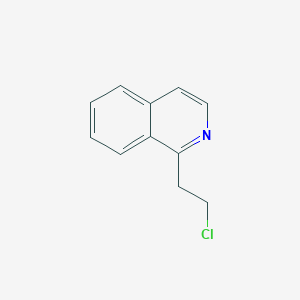molecular formula C11H10ClN B12968600 1-(2-Chloroethyl)isoquinoline 