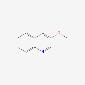 molecular formula C10H9NO B1296862 3-Methoxyquinoline CAS No. 6931-17-5