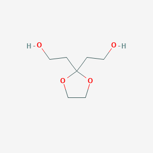 B1296863 1,3-Dioxolane-2,2-diethanol CAS No. 5694-95-1